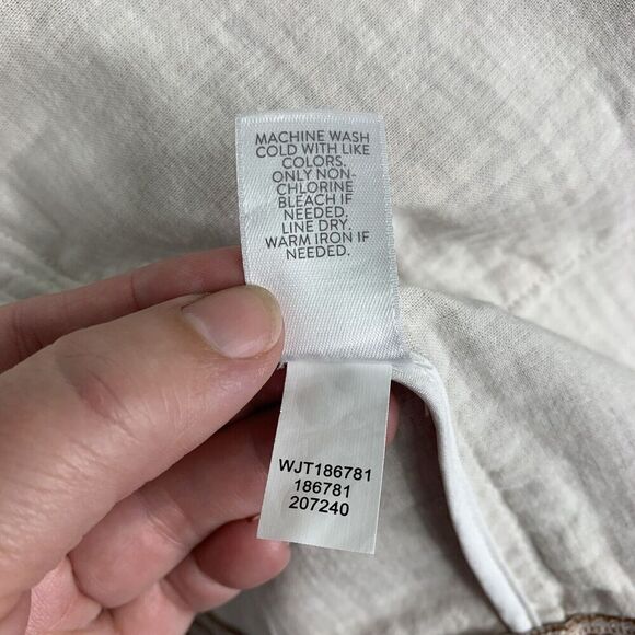 J. JIll Harper Lagenlook Linen Blend Unstructured Blazer Womens Size Large - Picture 11 of 13